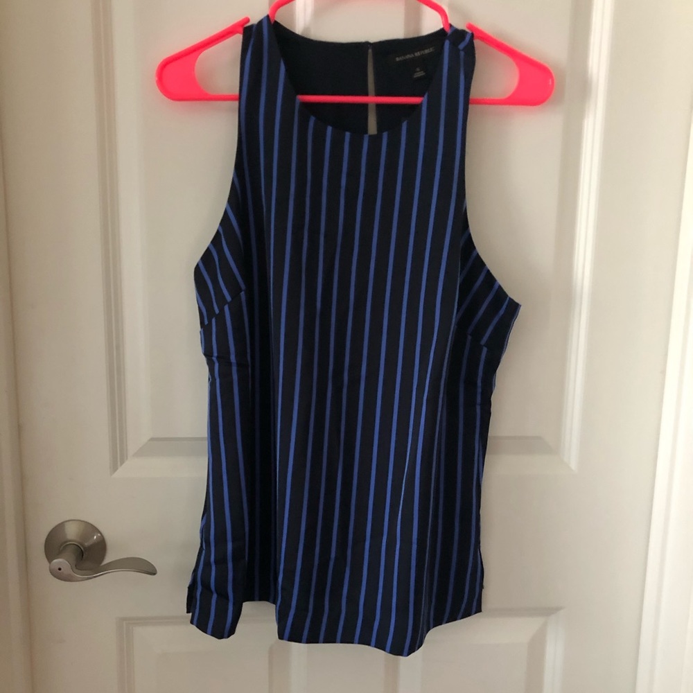 Striped tank top blouse